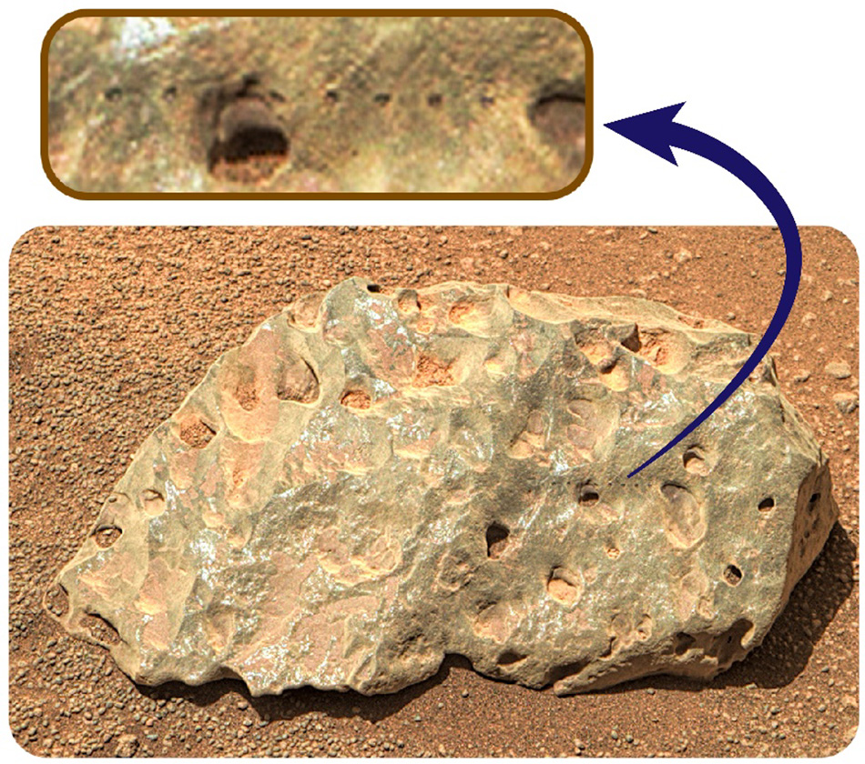 Astronomische Laser werden eingesetzt, um kleine Mengen von Marsgestein auf dem Mars zu verdampfen