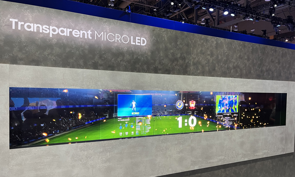 三星透明 microLED