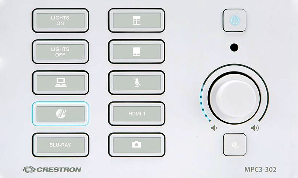 Crestron-Bedienfeld